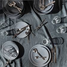 Dinera 18 Piece Dinnerware Set Gray Blue Ikea Grey Dinnerware Dinnerware Set Dinnerware Sets Rustic