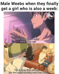 They know they're disliked by many people some examples of weeb anime: But I Thought Female Weebs Don T Anime Cosmos Reborn Facebook