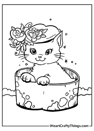 Coloring pages for children of all ages with drawings to print and color. Cute Cat Coloring Pages 100 Unique And Extra Cute 2021