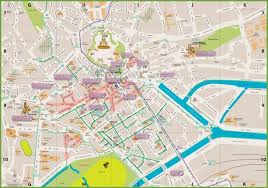 Caen City Center Map Map Caen City