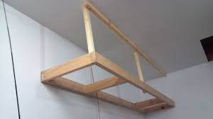 This product is a ceiling rack where you can store your products. Diy Overhead Garage Storage Ideas Help Get Organized House N Decor