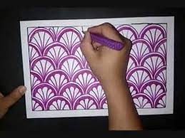 Motif batik modern dengan kombinasi garis geometris sangat direkomendasikan untuk anda kenakan di acara nan formal namun santai. Belajar Menggambar Batik Motif Kerang Sederhana Youtube