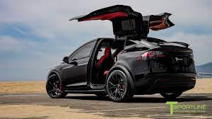 Project snow tiger tesla model s p90d custom red and white. Tesla Model X P100d Black Fully Customized Exterior Interior Youtube