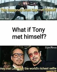 What If Tony Met Himself Ifunny Marvel Avengers Funny Avengers Funny Marvel Jokes