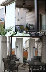 Our first project is a diy drop cloth patio shade cover made by 'anything pretty'. 10 Diy Patio Privacy Screen Projects Free Plan