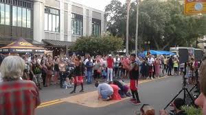 Holding the guinness world record for the most consecutive days of sunshine, st. Breakdancers Side Somersault First Friday Downtown St Petersburg Fl Youtube