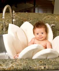 ivory flower plush sink insert