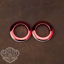 Available in 2, 4, 5 and 6 rings and a 4x6 oval and in eight different colors. Bass Drum O S 2 Bass Drum Head Port Hole Rings 2pk Reverb