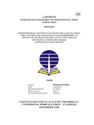 Berikut ini adalah contoh laporan pemantapan kemampuan profesional ( pkp ) terbaru dan terlengkap mata pelajaran : Laporan Pkp Ut Terbaru Siap Jilid