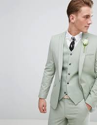 Jacket 46 suits at a discounted price at poshmark. Asos Wedding Skinny Suit Jacket In Sage Green Asos