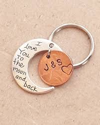 The Original I Love You To The Moon And Back Keychain Stamped Pennies Anniversary Gift For Husba Girlfriend Gifts Boyfriend Anniversary Gifts Valentine Gifts