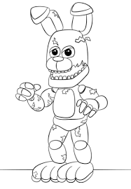 Cute five nights at freddy's coloring page | free printable coloring pages. Fnaf Springtrap Coloring Page Fnaf Coloring Pages Five Nights At Freddy S Coloring Pages Five Nights At Freddys Coloring Pages