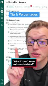 How to Add Metrics to Resume