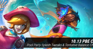 We did not find results for: Surrender At 20 6 17 Pbe Update Pool Party Splash Tweaks Tentative Balance Changes