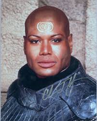 TEAL'C (Douglas Christopher Judge) 8X10 SIGNED COLOR PHOTOGRAPH COA  INCLUDED!!!!