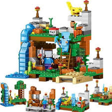 ¡disfruta ahora de batera virtual! Juegos De Bloques Mi Mundo Minecrafted Figuras Bloques De Construccion 4 En 1 Jardin Diy Ladrillos Compatible Legoed Minecraft City Juguetes Educativos Para N Kinder Spielzeug Minecraft Spielzeug Kinderspielzeug