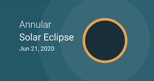 A surya grahan or solar eclipse is set to take place on 21st june 2020. Annular Solar Eclipse On June 21 2020