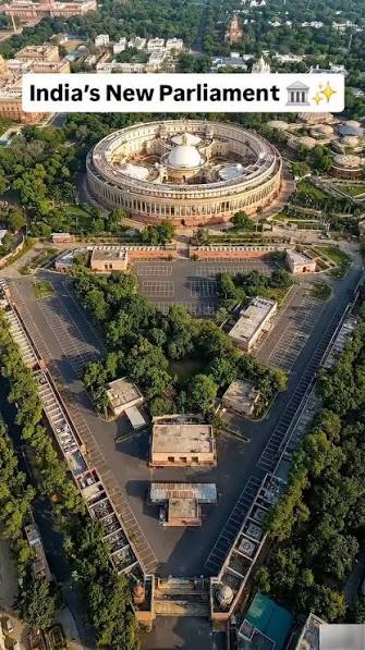 India Gate Aerial View Delhi