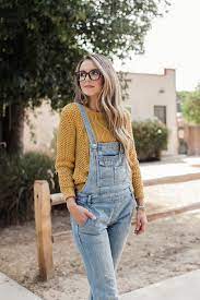 Three Ways To Wear Overalls This Fall Merrick S Art Cute Overall Outfits Overall Outfit Fashion