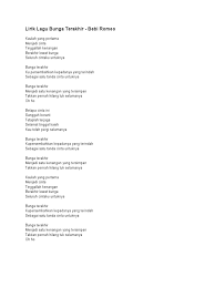 (*) am g f em. Lirik Lagu Bunga Terakhir