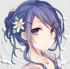 Blue Eyes Blue Hair Blue Anime Anime Blue Hair Anime Art Girl