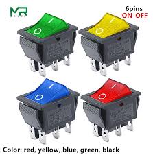 Voltage, ground, single component, and buttons. Kcd4 Rocker Switch Power Switch 2 Position 3 Position 6 Pins Electrical Equipment With Light Switch 16a 250vac 20a 125vac 1pcs Switch On Switch On Offlamp Switch Aliexpress