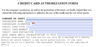 Drop all the files you want your writer to use in processing your order. Download Holiday Inn Credit Card Authorization Form Template Pdf Word Freedownloads Net
