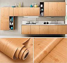 Amazon Com Faux Wood Grain Contact Paper Vinyl Self Adhesive Shelf Drawer Liner For Kitchen Cabinets Contact Paper Cabinets Kitchen Cabinet Shelves Faux Wood