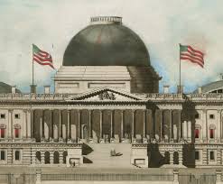 Capitole de l'état de washington. Capitole Des Etats Unis Washington D C Rendu De La Facade Est Bibliotheque Numerique Mondiale