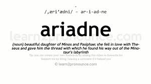 How To Pronounce Ariadne (Correctly!) - Youtube