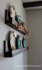 Check out our home plate shelf selection for the very best in unique or custom, handmade pieces from our wall decor shops. Simple Diy Ledge Shelf Tutorial Christina Maria Blog