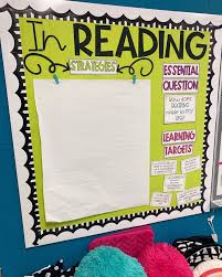 Reading Unit Bulletin Board Set Up Reading Classroom 3rd Grade Classroom Reading Workshop