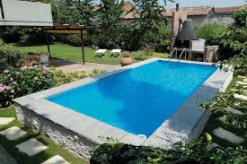 Laghetto Dolce Vita Gold Semi Enterree Backyard Pool Pool Backyard
