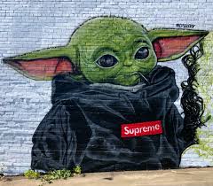 Baby Yoda By Lushsux 4 Photos Yoda Wallpaper Graffiti Wallpaper Iphone Street Art Utopia