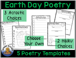 Short haiku are a great place to get started. Earth Day Poetry Activity Sheets Teaching Resources