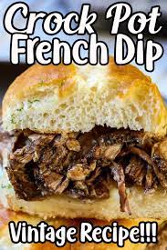 Crock Pot French Dip French Dip Crock Pot French Dip French Dip Sandwich