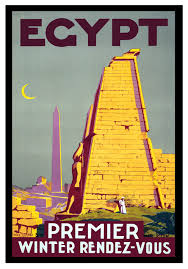 Saw something that caught your attention? Vintage Travel Poster Egypt Premier Winter Rendezvous