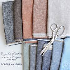 Brussels Washer Linen Rayon Linen Yarn Fabric Stash Linen
