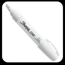1 white sharpie paint pen. Sharpie Oil Based Paint Marker Bold Point White