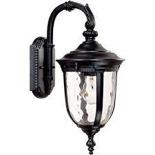 From the collection of john timberland outdoor lights. John Timberland Traditional Outdoor Wall Light Fixture Black 16 5 Hammered Glass For Exterior Porch Patio Target