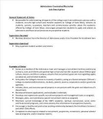 Job description saint mary's college. 10 Admissions Counselor Job Description Templates Pdf Doc Free Premium Templates