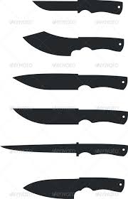 The most common knife templates material is plastic. Kitchen Knife Designs Templates