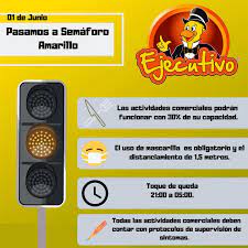 Pollo Ejecutivo 01 De Junio Pasamos A Semaforo Amarillo Riobamba Por Eso Ahora Nos Cuidamos Mas Y Tomamos Las Medidas Necesarias Para Cuidarnostodos Semaforoamarillo Facebook
