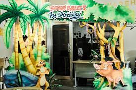 Make your party table king of the jungle! Lion King Boy Birthday Party Philippines Mommy Family Blog