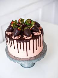 Cake By Courtney Strawberry Dark Chocolate Truffle Cake Recipe Chocolate Strawberry Cake Chocolate Truffle Cake Cake Truffles