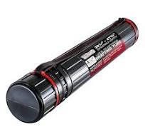 US Art Supply Large Poster Tube - Telescoping Adjustable 30-1/4" to 47-3/4"  - Durable 4-7/8" Diameter Storage Tube - Art Poster Carrier Holder & ...