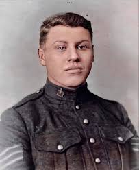 My brother RED Phillips his wife and sister in law Granville st 1946