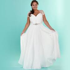 Love The Elegant Chiffon Plus Size Wedding Dresses With Sleeves Women Ivory Wedding Dres Wedding Dress Tulle Lace Short Wedding Gowns Wedding Dresses Plus Size