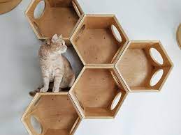 Wooden Cat Furniture Wood Cat Bed Wooden Cat House Cat Box Etsy Wooden Cat House Wood Cat Wooden Cat
