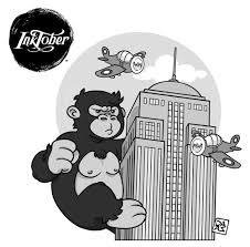 I Waited For An Opportunity To Draw My Own Cartoon Version Of King Kong What S Bigger King Kong Queen Drawing King Kong Image